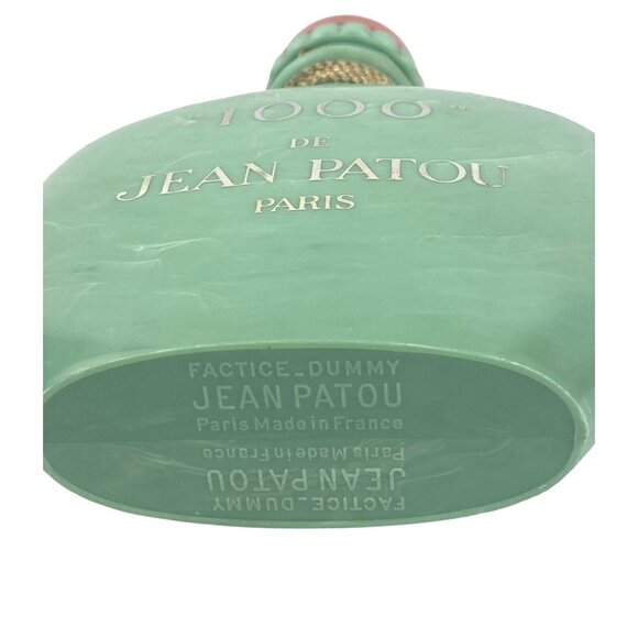 Vintage 1000 De Jean Patou Paris Green Large Factice Display Perfume Bottle RARE - Picture 9 of 15